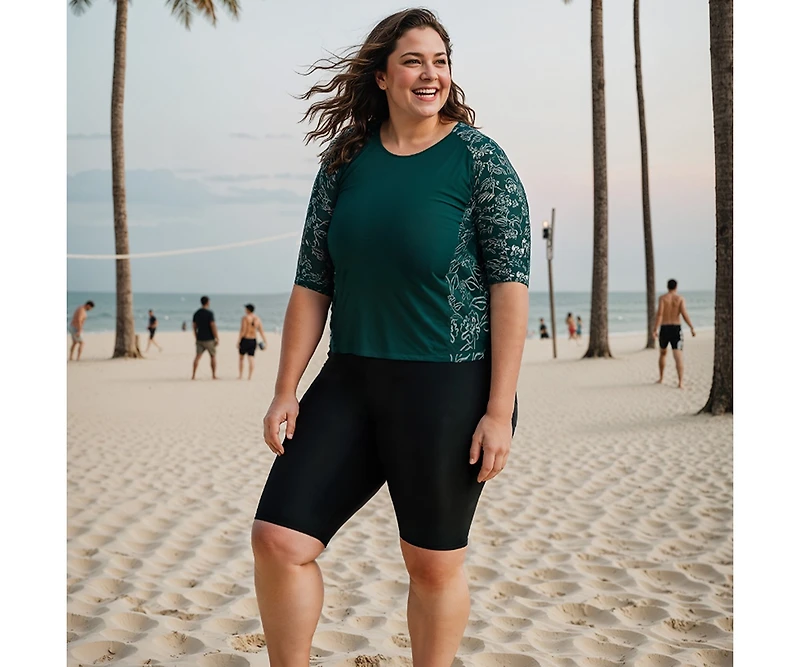 Calypsa Plus Long Bike Swim Shorts