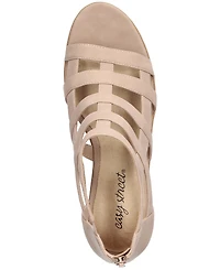 Easy Street Women's Marg Gladiator Block Heel Sandals