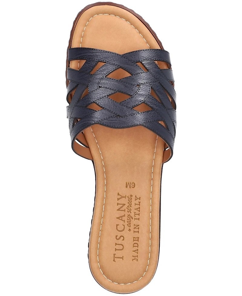 Easy Street Women's Edda Wedge Heel Sandals