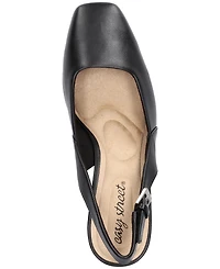 Easy Street Women's Ritsa Square Toe Slingback Pumps