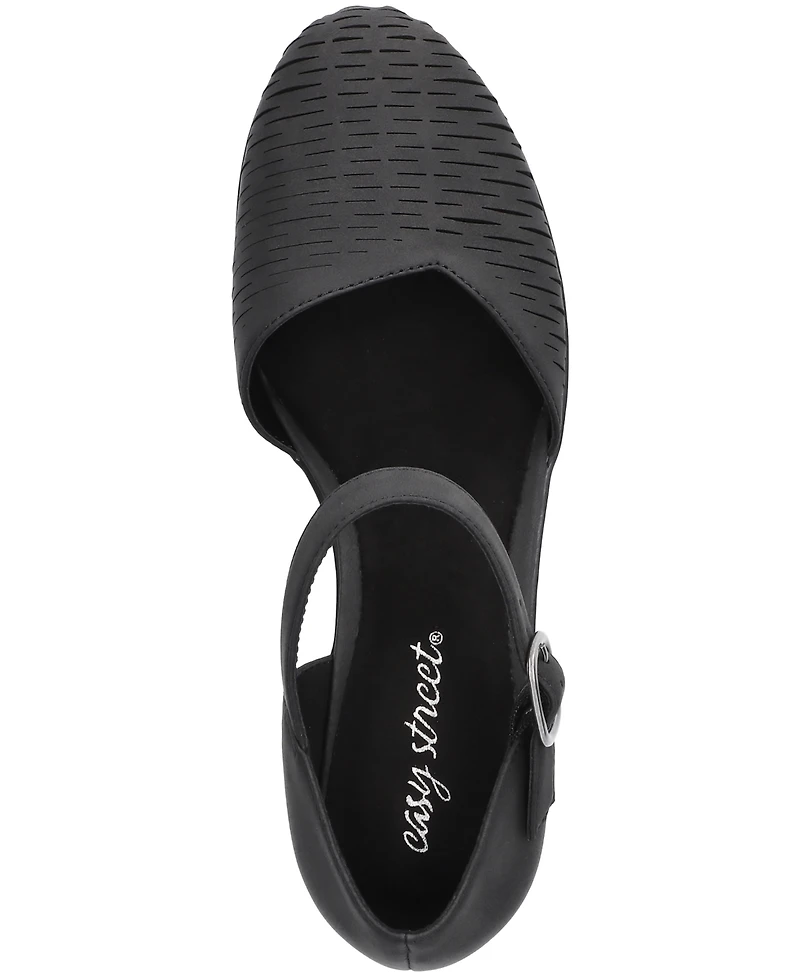 Easy Street Women's Justina Block Heel Sandals