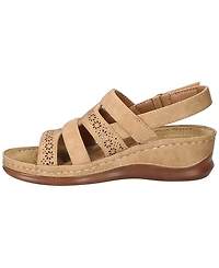Easy Street Women's Alexi Slingback Wedge Sandals