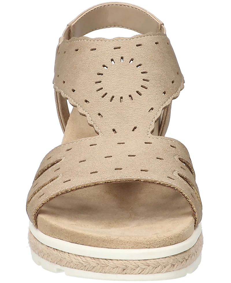 Easy Street Women's Fran Wedge Heel Sandals