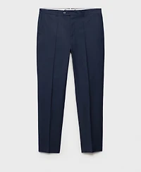 Mango Men's Virgin Wool Slim-Fit Suit Pants