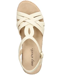 Easy Street Women's Lua Wedge Heel Sandals