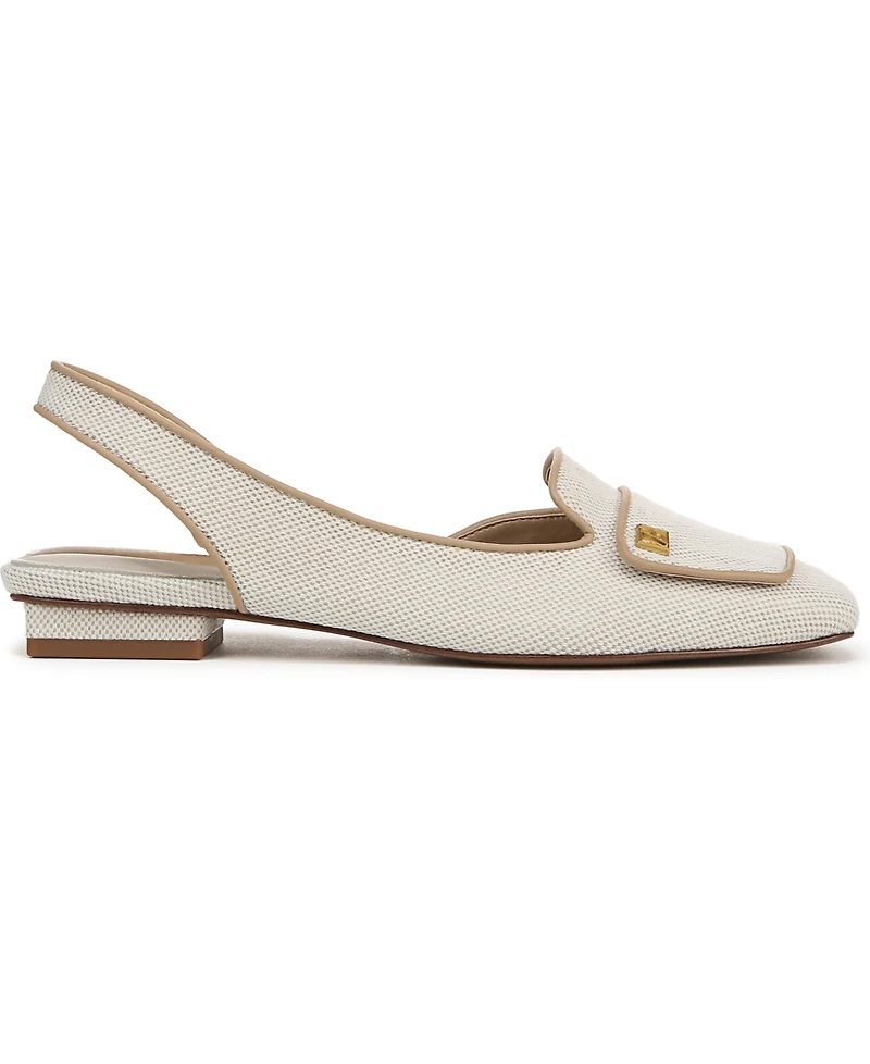 Franco Sarto Women's Teagan Square Toe Slingback Flats