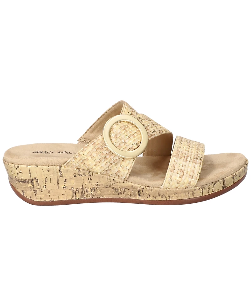 Easy Street Women's Mina Wedge Heel Sandals