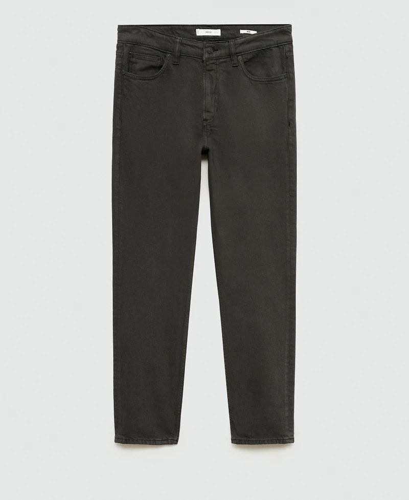 Mango Men's Ben Tapered Cropped Jeans