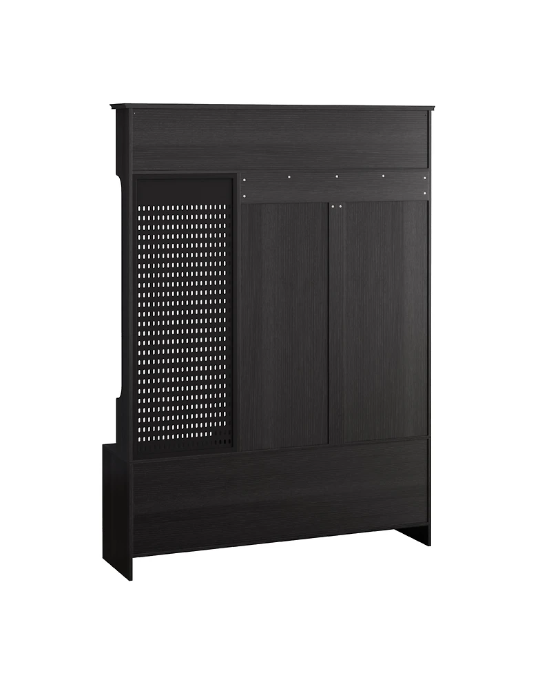 Streamdale Multi-purpose Hallway Hall Tree with Bench and Pegboard