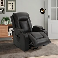 Power Lift Recliner Chair for Elderly Heavy Duty Motion Mechanism with 8-Point Vibration Massage and Lumbar Heating Usb Charging Port
