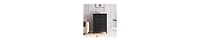 5 Chest Of Drawer Dresser, Modern Tall Nightstand With Deep Drawers And Nickel Round Handle, Wood Organizer Storage Cabinet For Bedroom, Living Room,