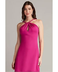 Tadashi Shoji Women's Lore Halter Mini Dress