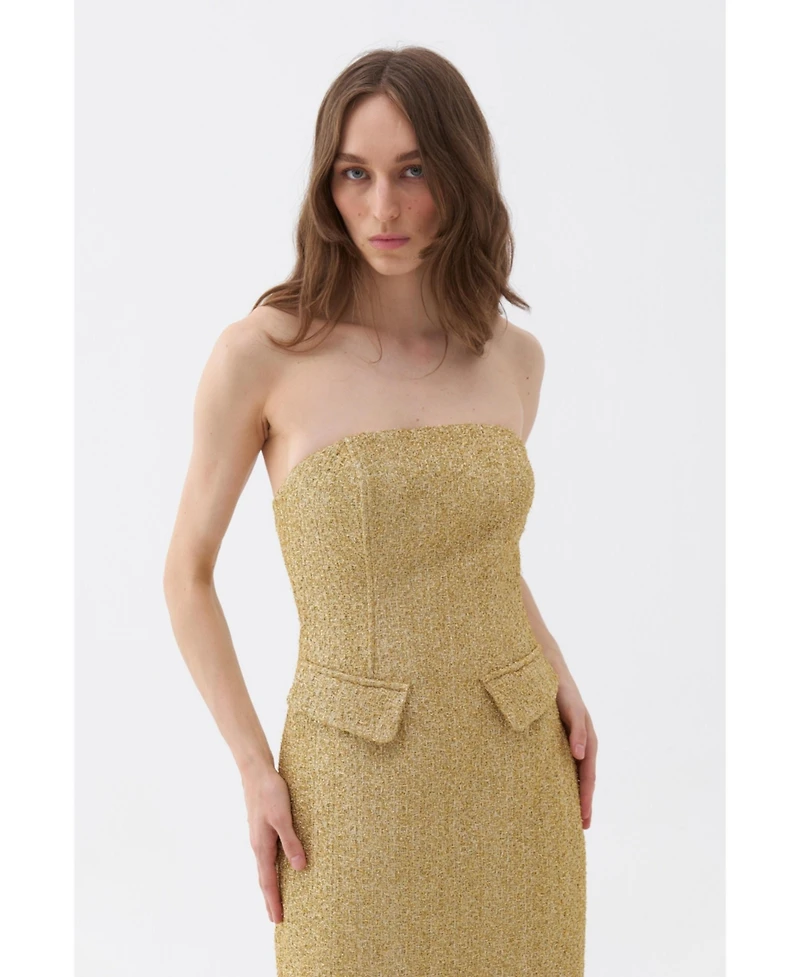 Nocturne Women's Strapless Maxi Dress