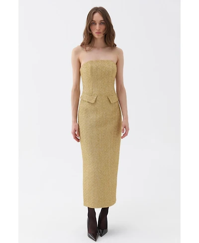 Nocturne Women's Strapless Maxi Dress