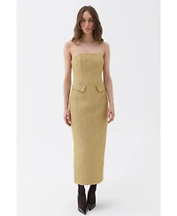 Nocturne Women's Strapless Maxi Dress