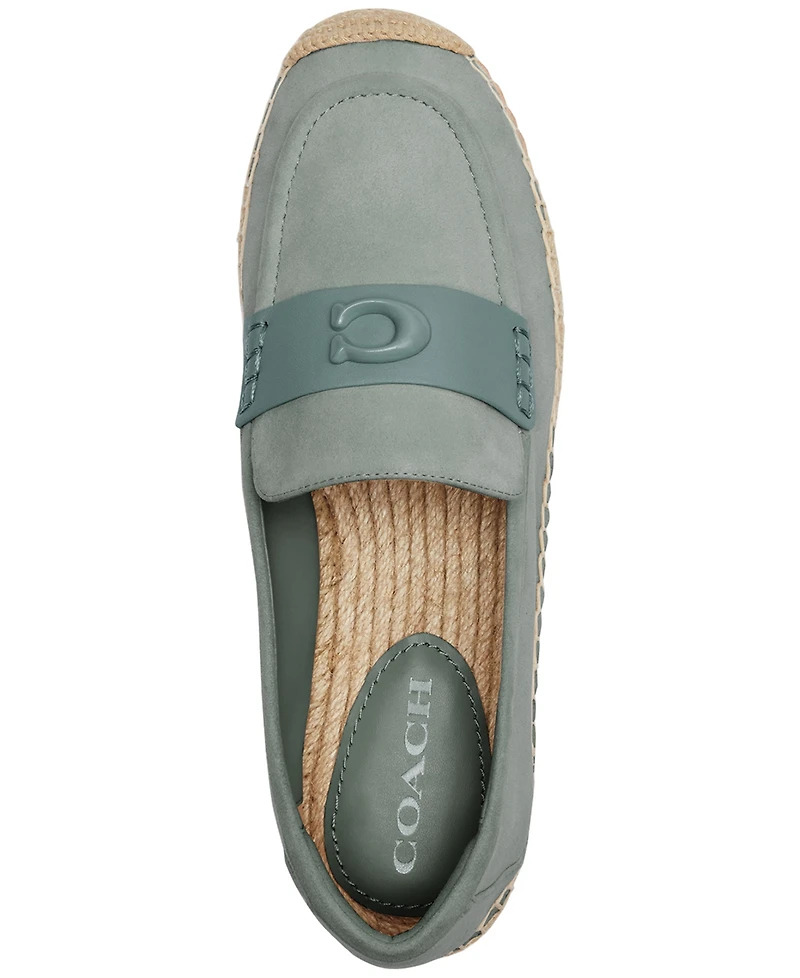 Coach Women's Camilla Logo Espadrille Flat Loafers