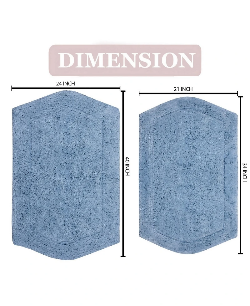 Home Weavers Waterford Piece Bath Rug Set