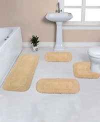 Home Weavers Radiant 4-Pc. Bath Rug Set