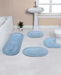 Home Weavers Double Ruffle -Pc. Bath Rug Set