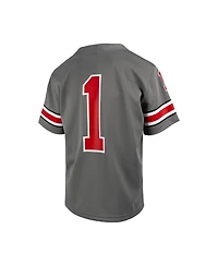 Nike Preschool #1 Steel Ohio State Buckeyes Alternate Untouchable Football Jersey