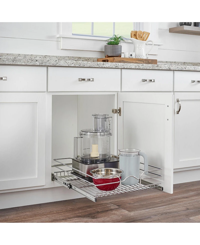 Rev-a-Shelf Kitchen Cabinet Pullout Shelf Organizer, x 20 In