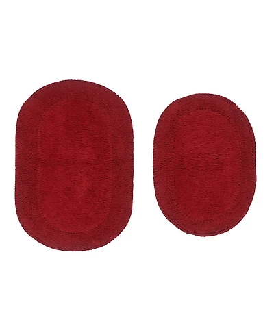 Home Weavers Double Ruffle -Pc. Bath Rug Set