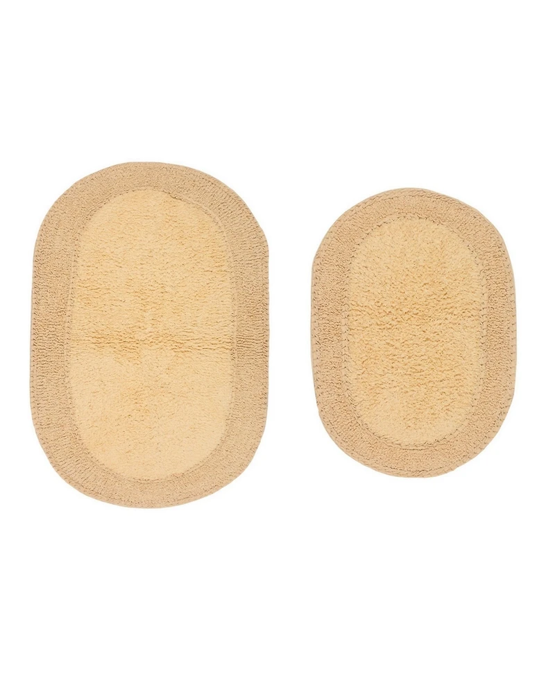 Home Weavers Double Ruffle -Pc. Bath Rug Set