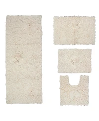 Home Weavers Modesto 4-Pc Bath Rug Set