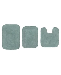 Home Weavers Radiant 3-Pc. Bath Rug Set