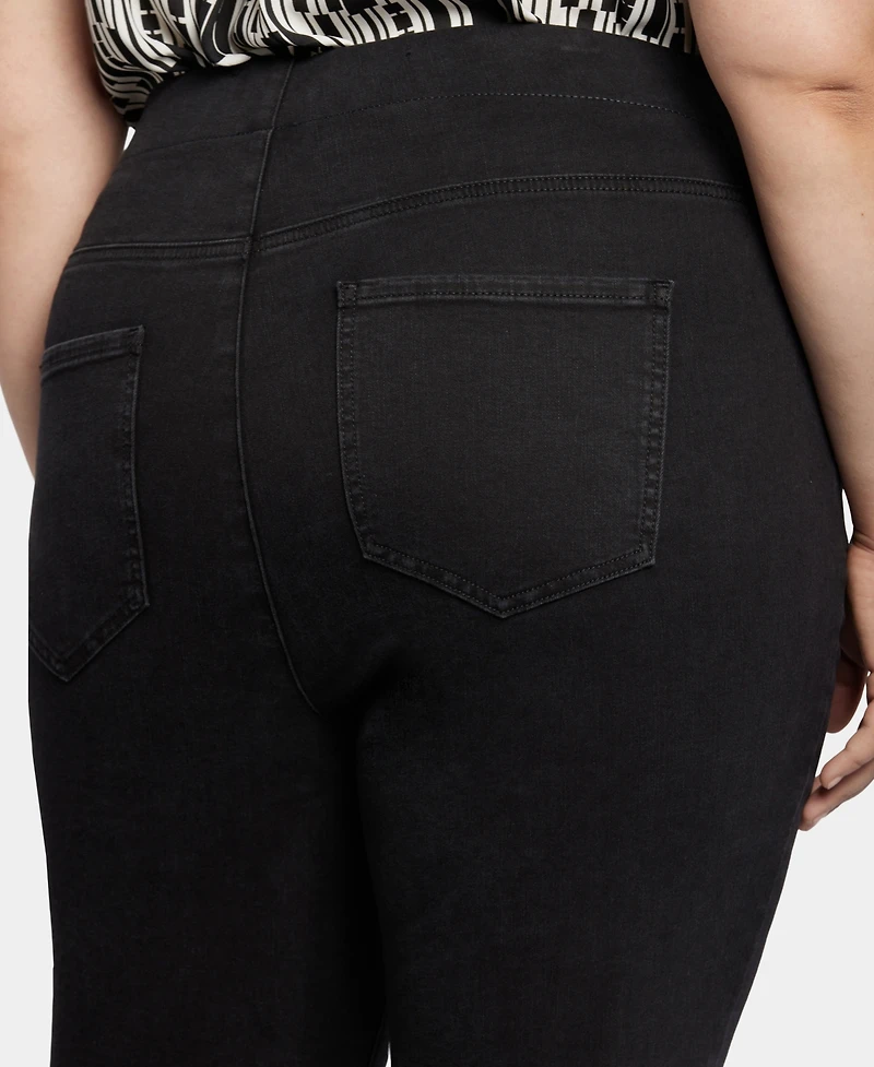Nydj Plus Size Pull-On Straight Leg Pants
