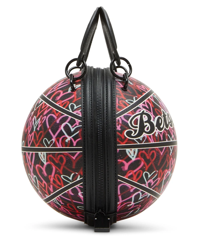 Betsey Johnson Basketball Small Crossbody Bag