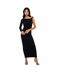 Dai Moda Women's One Sleeve Evening Dress