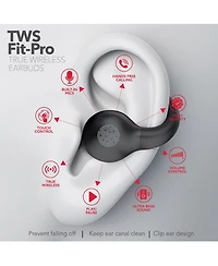 Rca Wave-80 True Wireless Earbuds, 20H Playtime, Hi-Res Audio