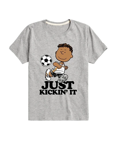 Peanuts Big Boys Just Kickin' It Graphic Tee