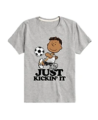 Peanuts Big Boys Just Kickin' It Graphic Tee