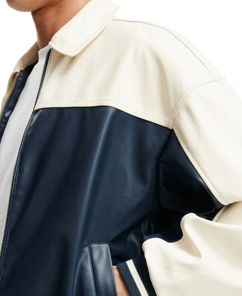 Cotton On Men's Long Sleeve Western Jacket