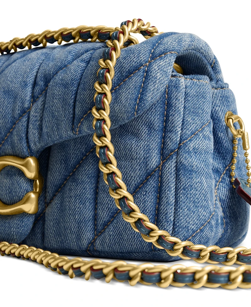 Coach Tabby 20 Quilted Denim Shoulder Bag