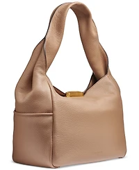 Donna Karan New York Amagansett Soft-Rolled Leather Shoulder with Sculpted Magnet Closure