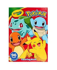 Crayola Pokemon Coloring Book, 96 Pages, Pack of 8