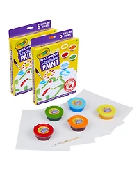 Crayola Spill-Proof Washable Paint Kits, Pack of 2