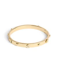 Coach Faux Stone Signature Mixed Motif Bangle Bracelet