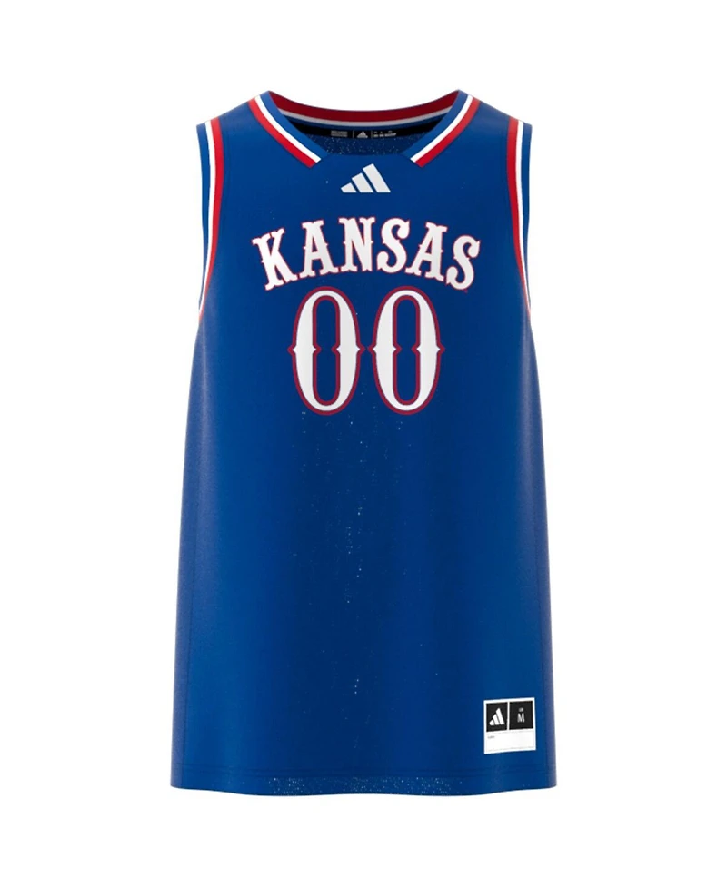Adidas Men's 00 Royal Kansas Jayhawks Swingman Jersey