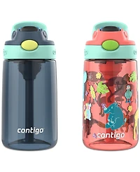 Contigo Kids 2-Pack Autospout Straw 14-Oz. Water Bottles