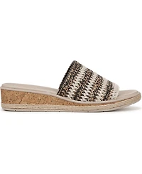 LifeStride Women's Breezy Washable Slide Wedge Sandals