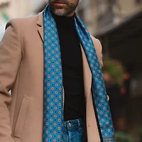 Elizabetta Men's Palatino - Wool Backed Silk Scarf for Men