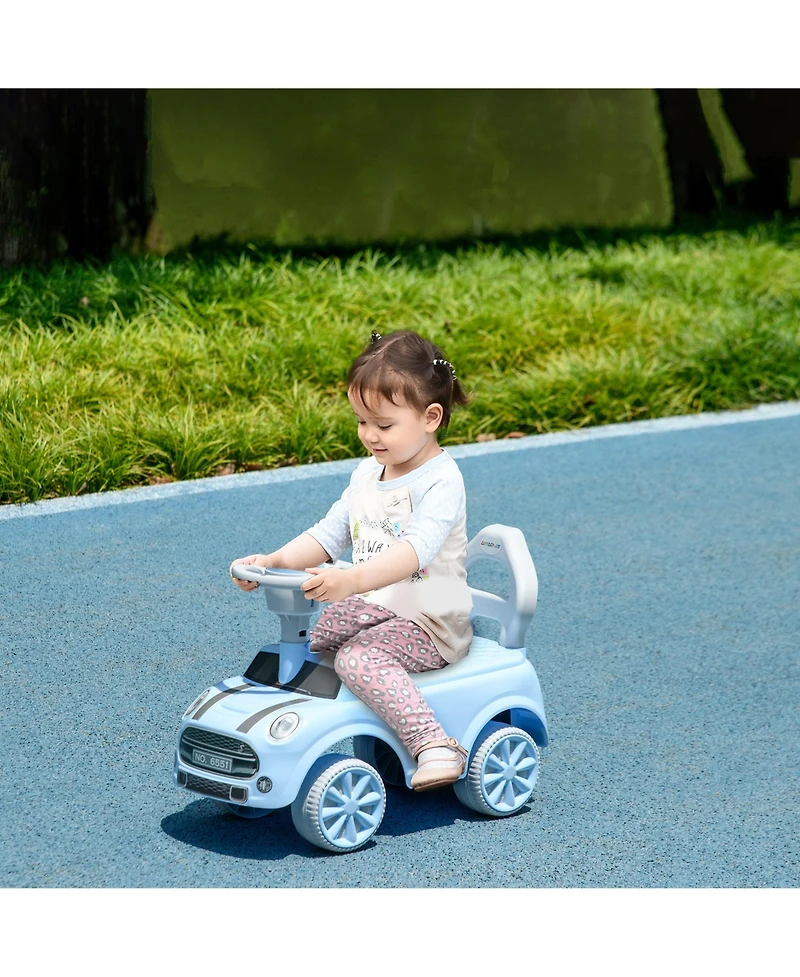 Qaba Toddler Ride on Toy, Foot to Floor Sliding Car,