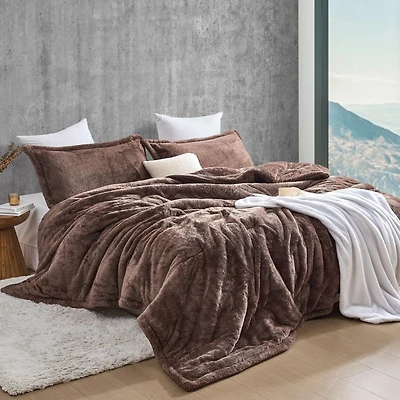 Coma Inducer Oversized Comforter - The Original Plush - Pine Bark , King