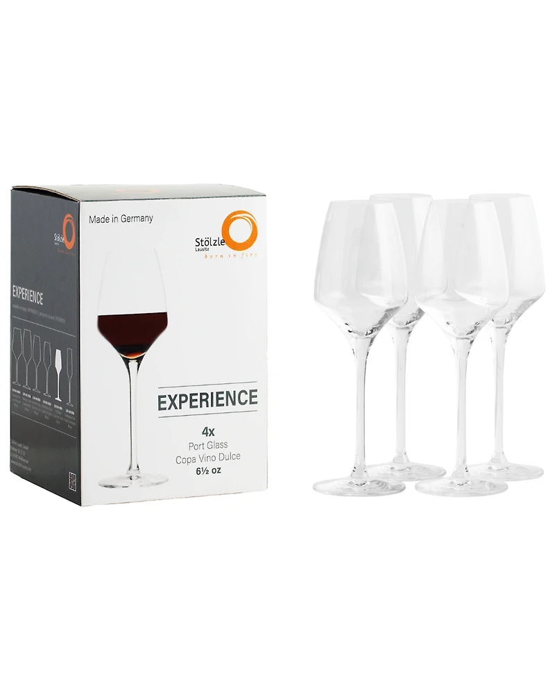 Stolzle Lausitz Experience Port Glasses, Set of 4