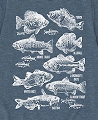 Hybrid Big Boys Types Of Fish Graphic Tee