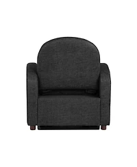 Serta 35.2" Polyester Toluca Convertible Chair